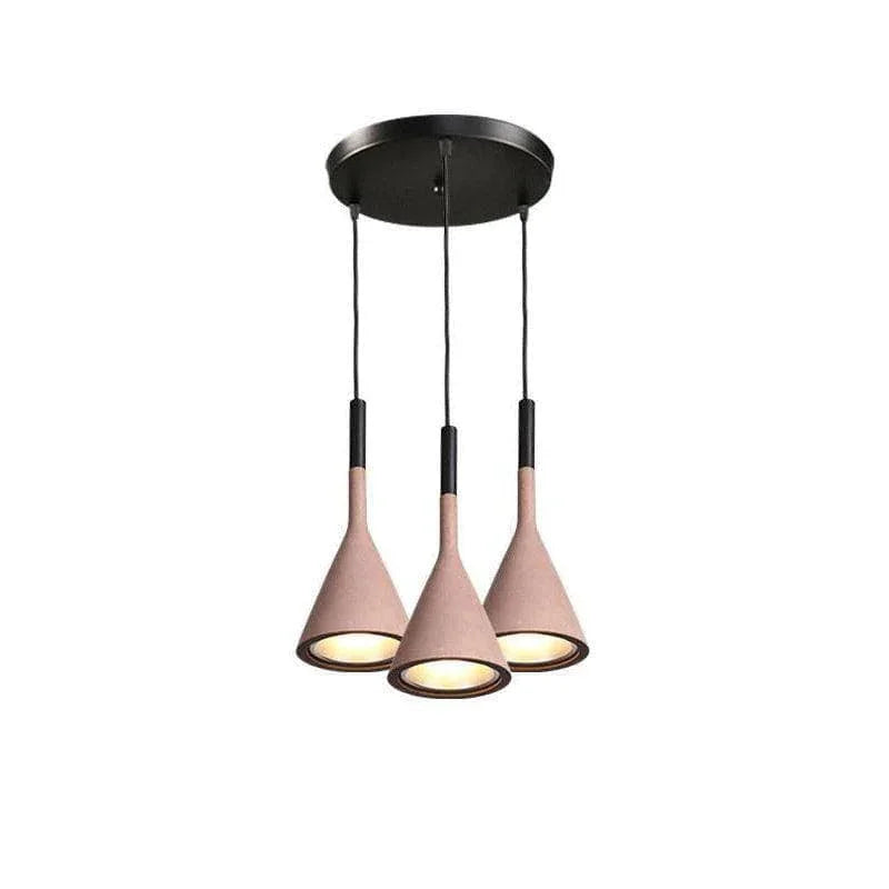 Metavaya Pendant light 3Heads R / Coffee Aplomb Pendant Lamp 336019215419 M2022112401-12 Aplomb Pendant Light Cone Concrete Pendant Light