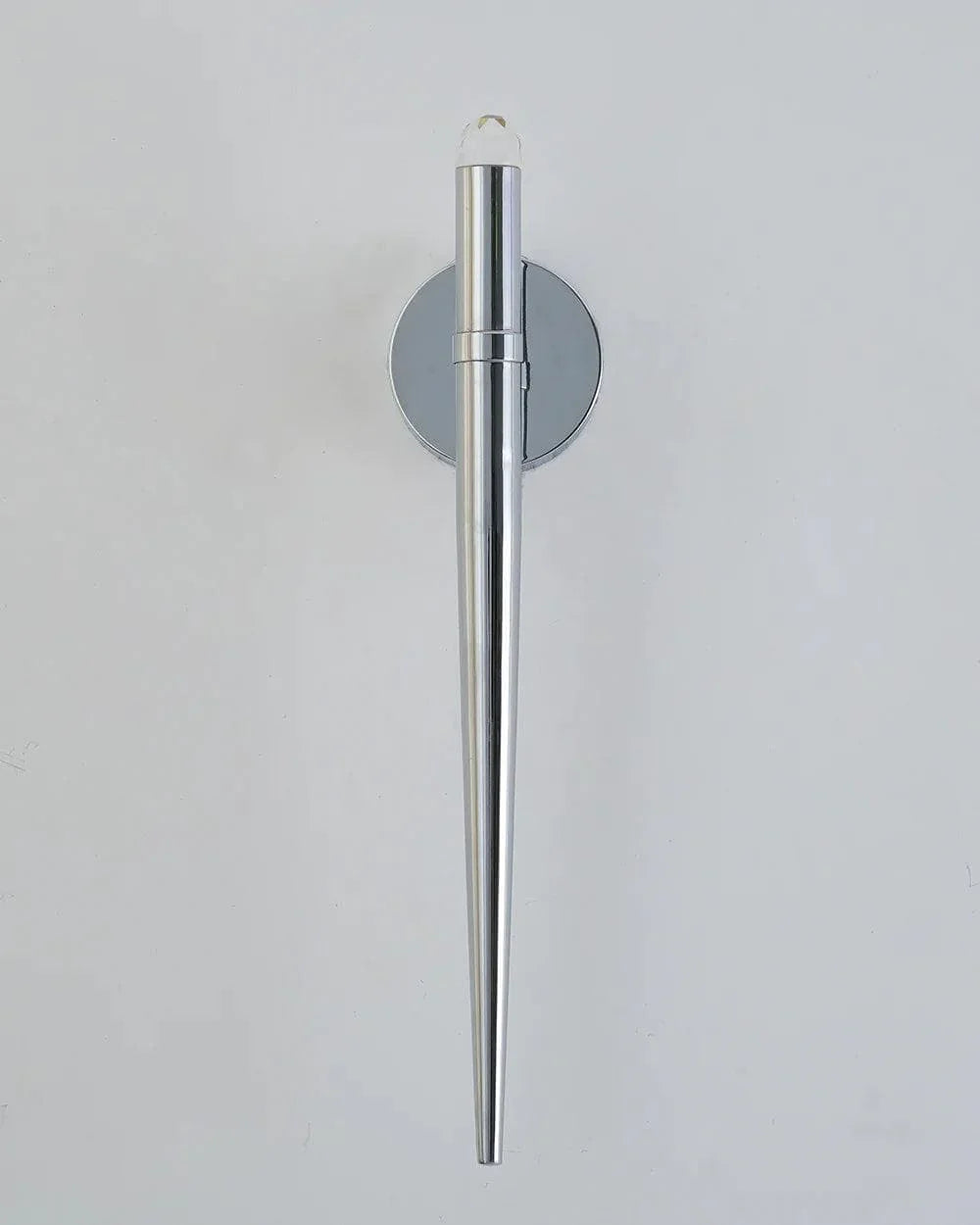Metavaya Wall lamp Brass Spinal Tube Sconce RH Brass Aquitaine Torch Sconce