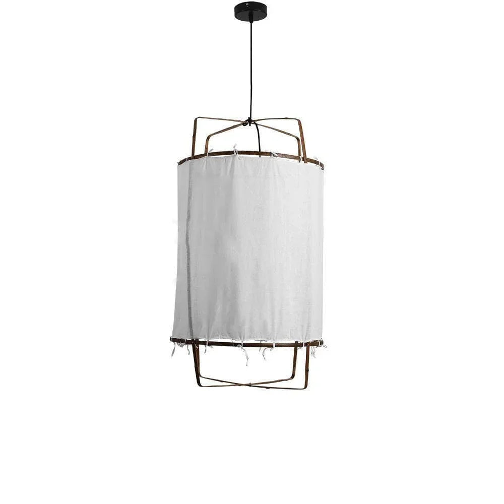 Metavaya Pendant lamp Dia 40cm x H 62cm / Light gray cotton cloth Ay illuminate Pendant Lamp 653733214789 M2021121706-6