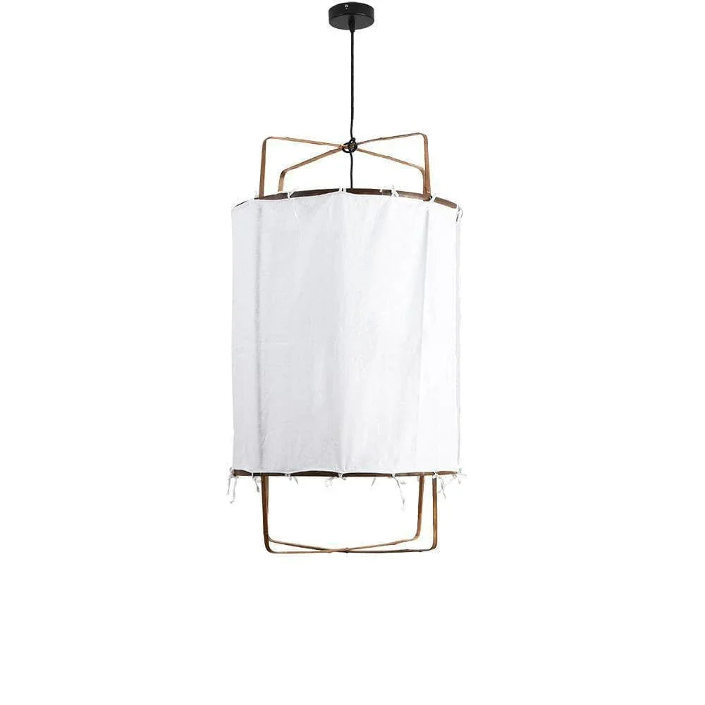 Metavaya Pendant lamp Dia 40cm x H 62cm / White cotton cloth Ay illuminate Pendant Lamp 653733214789 M2021121706-1