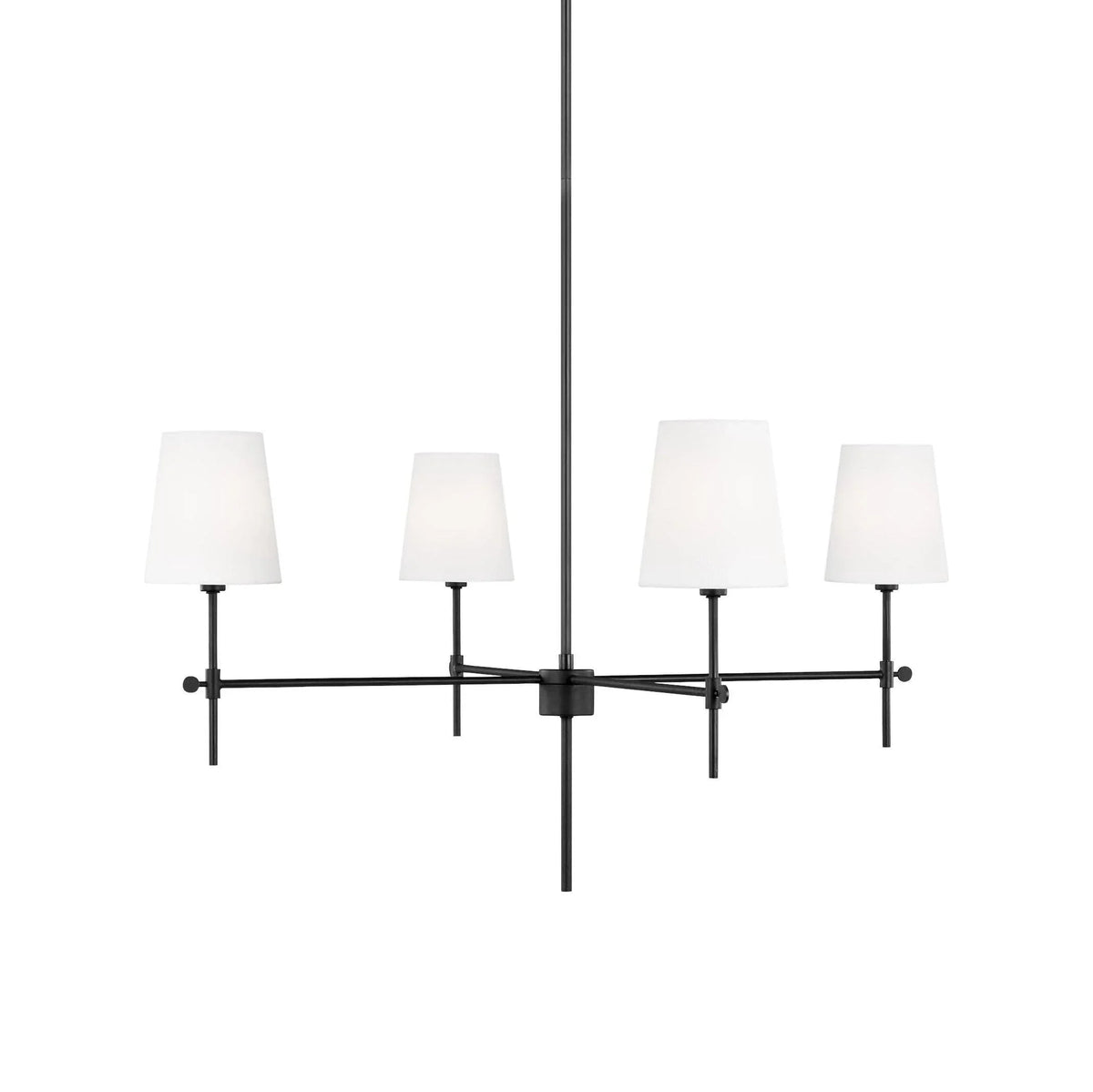 Metavaya Chandelier Dia 65cm x H 75cm / Black Baker Chandelier 653733640175 M-202112201531-2 Best Baker Chandelier Online Sale