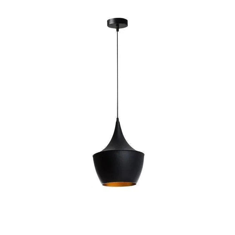 Metavaya Pendant lamp Dia 25cm X H 28cm / Black Beat Pendant Light 360192147601 M2022102502-3 Best Beat Pendant Light Online