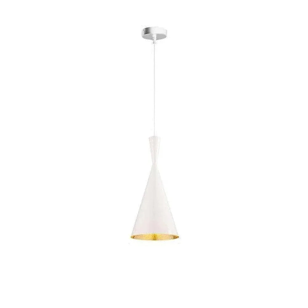 Metavaya Pendant lamp Dia 20cm X H 40cm / White Beat Pendant Light 360192147595 M2022102502-2 Best Beat Pendant Light Online