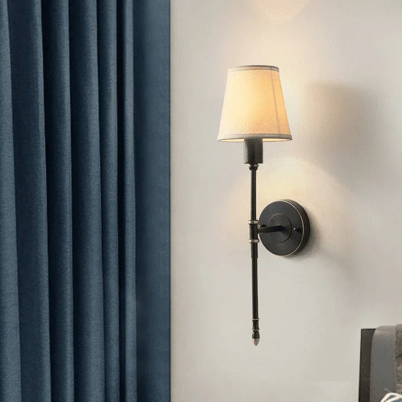 Metavaya Wall lamp Dia 15cm x H 56cm / Black Beatty Sconce 323232417003 M2022100301-1 Beatty Sconce for Sale | Beatty Wall Sconce
