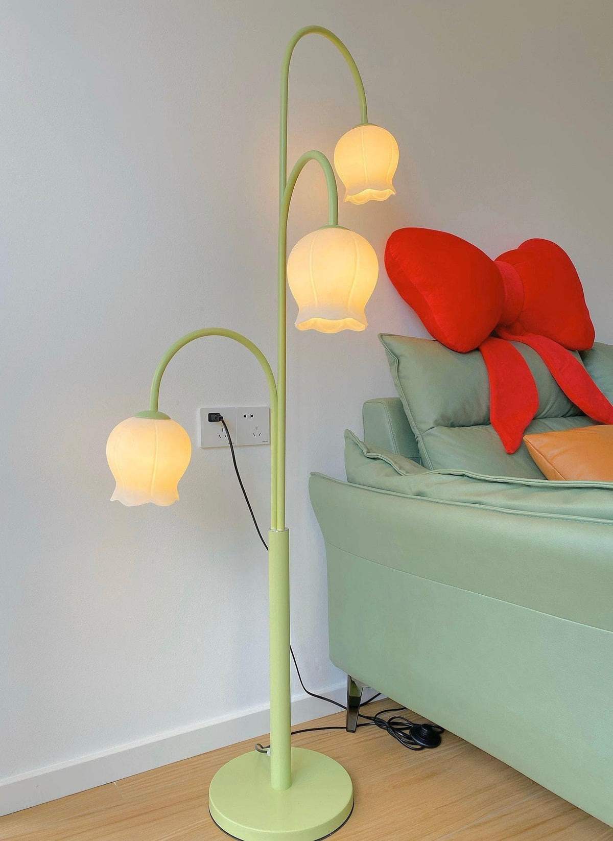 Metavaya Floor lamp Bell Orchid Floor Lamp Bell Orchid Floor Lamp for Sale Online in USA