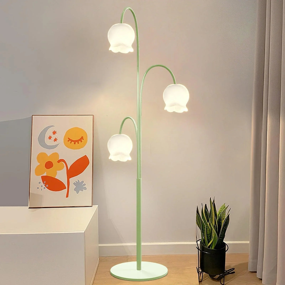 Metavaya Floor lamp Bell Orchid Floor Lamp Bell Orchid Floor Lamp for Sale Online in USA