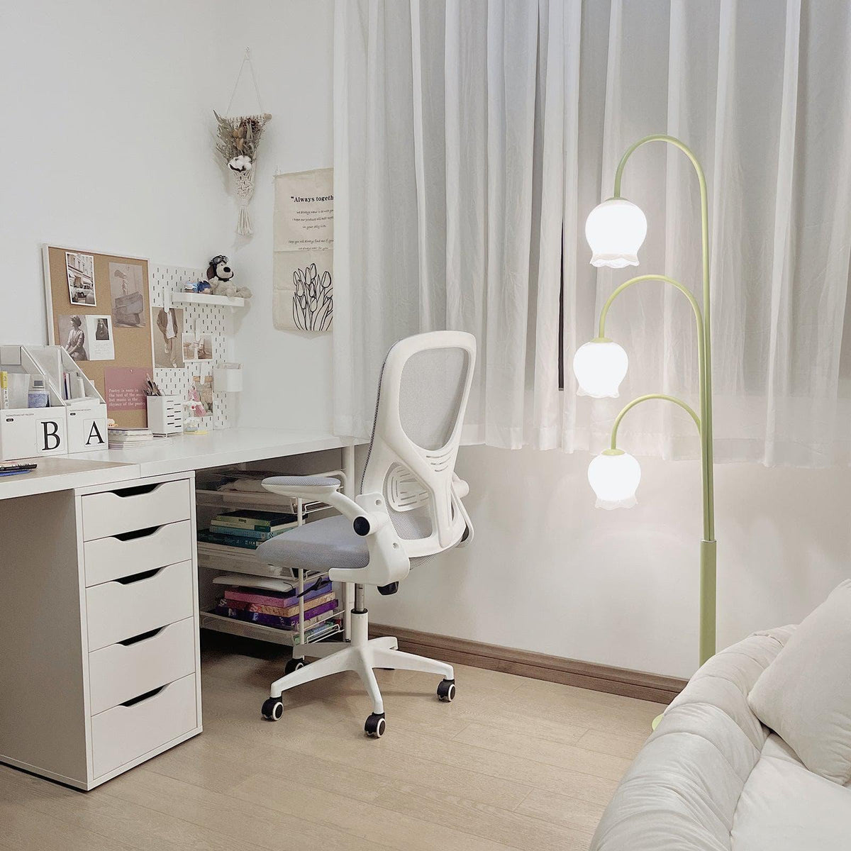 Metavaya Floor lamp Bell Orchid Floor Lamp Bell Orchid Floor Lamp for Sale Online in USA