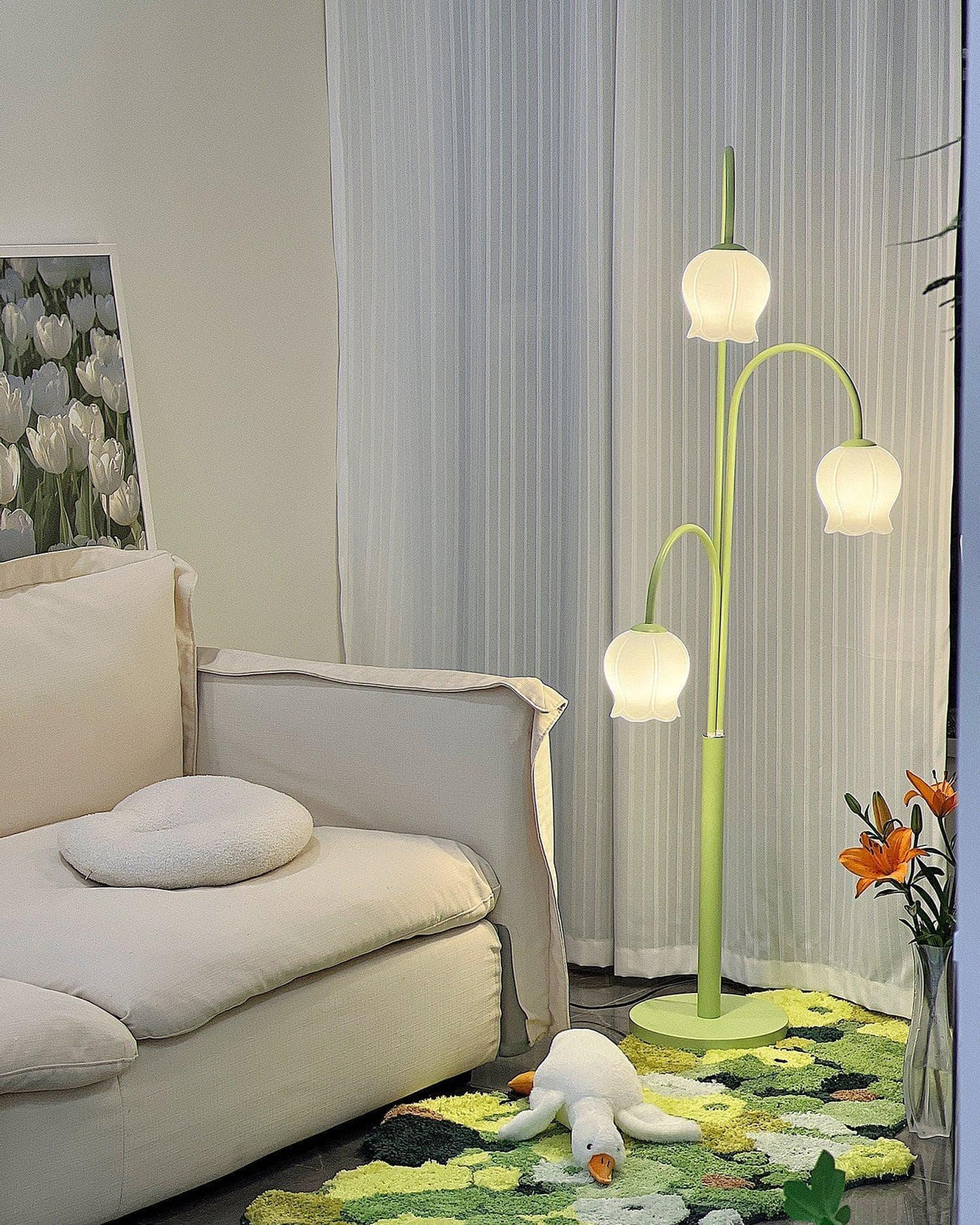Metavaya Floor lamp Bell Orchid Floor Lamp Bell Orchid Floor Lamp for Sale Online in USA