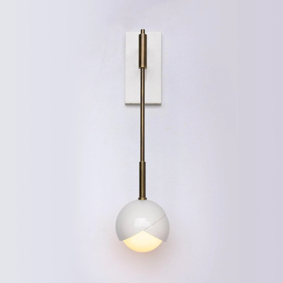 Metavaya Wall lamp Dia 15cm x H 53cm *2 / White Benedict Sconce 653733644470 B-202112250008-6 Buy Benedict Sconce & Wall Lamps Online