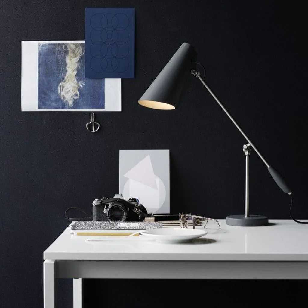 Metavaya Table lamp Dia 60cm x H 43cm / Grey / US plug Birdy Table Lamp 323232401606 M2022101501-5 Birdy Table Lamp & Desk Lamp for Sale