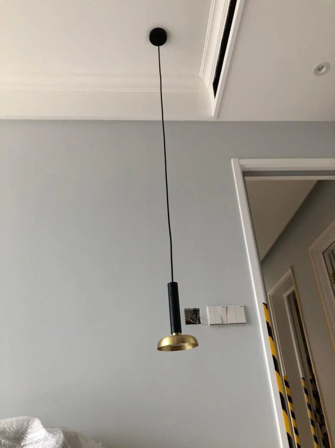 Metavaya Pendant light Dia 14cm x H 26cm / Brass+black Blend Pendant light 653733644753 D-202201060029-1