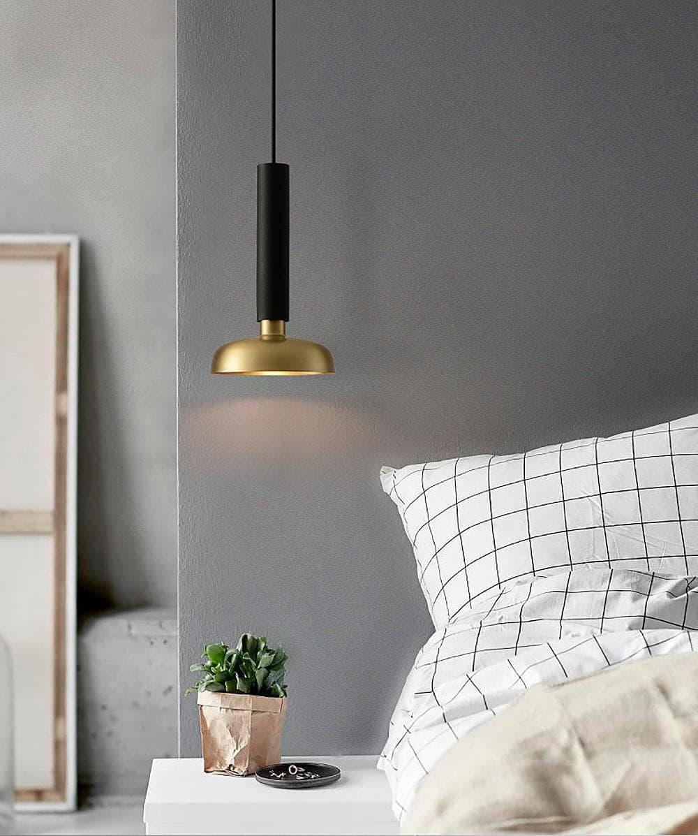 Metavaya Pendant light Dia 14cm x H 26cm / Brass+black Blend Pendant light 653733644753 D-202201060029-1