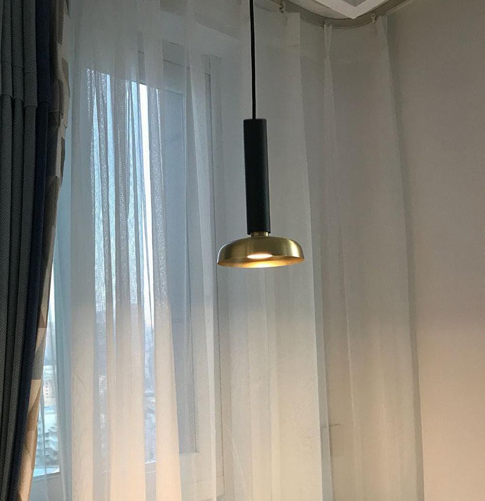 Metavaya Pendant light Dia 14cm x H 26cm / Brass+black Blend Pendant light 653733644753 D-202201060029-1