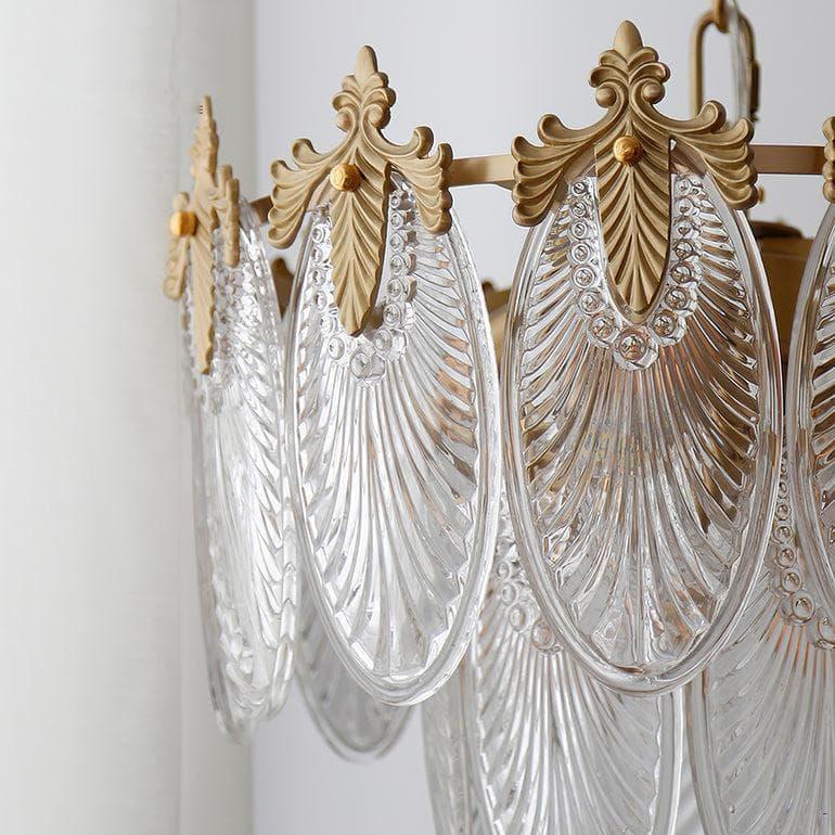 Metavaya Chandelier Brass Leaves Chandelier