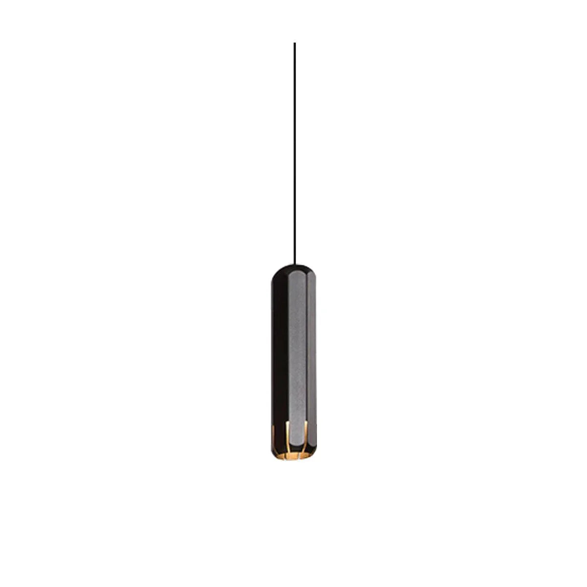 Metavaya Pendant lamp Dia 4.5cm x H 30cm / Black / Warm White Brixton Pendant Lamp 653733214840 P2021122301-7