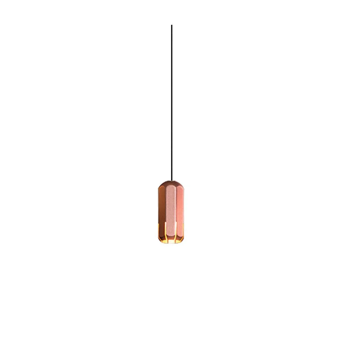 Metavaya Pendant lamp Dia 4.5cm x H 20cm / Rose gold / Warm White Brixton Pendant Lamp 653733214840 P2021122301-5