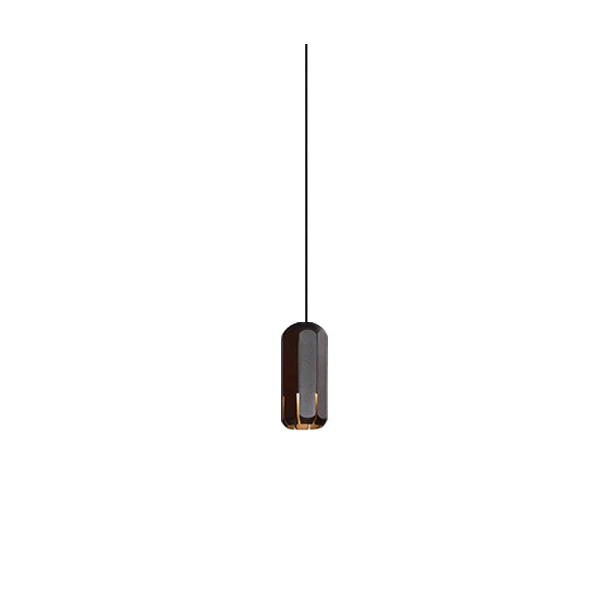 Metavaya Pendant lamp Dia 4.5cm x H 20cm / Black / Warm White Brixton Pendant Lamp 653733214840 P2021122301-1