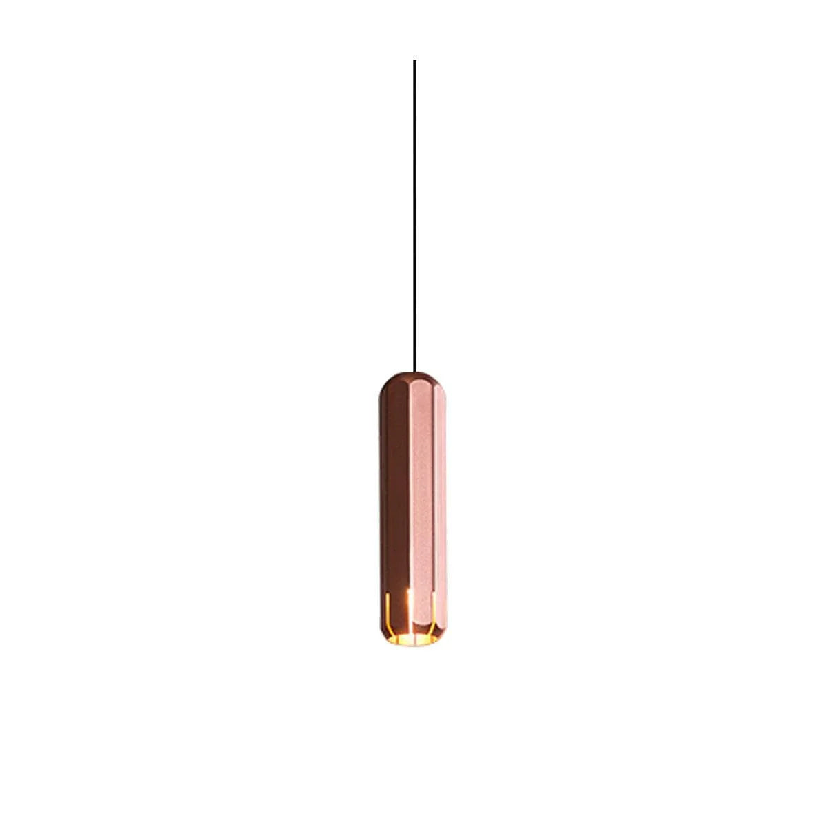 Metavaya Pendant lamp Dia 4.5cm x H 30cm / Rose gold / Warm White Brixton Pendant Lamp 653733214840 P2021122301-11