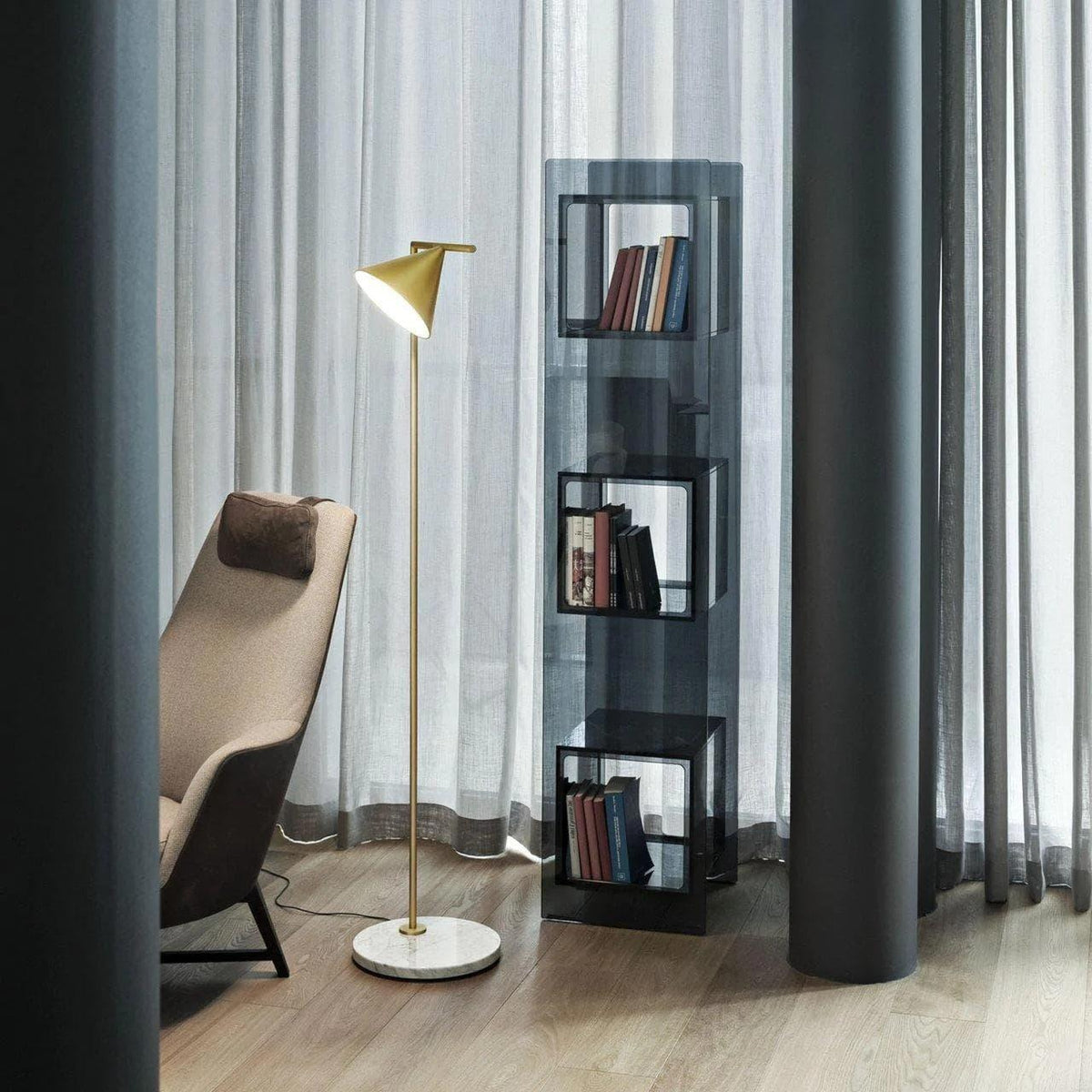 Metavaya Floor lamp Captain Floor Lamp Captain Floor Lamp | Flint LED Cone Lights