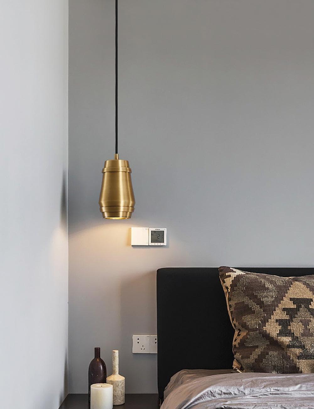 Metavaya Pendant light Dia 10cm x H 15cm / Brass Cask Pendant light 653733644500 D-202112270017-1 Cask Pendant Light for Sale in USA/Canada