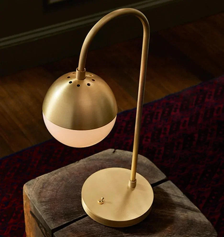 Metavaya Table lamp Dia 18cm x H 53cm / Gold / EU plug Cedar Moss Table Lamp 822706698622 M2022092107-4