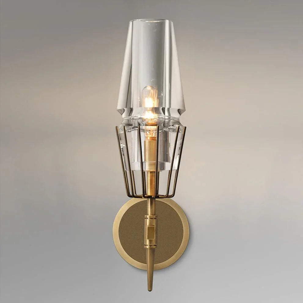 Metavaya Wall lamp Chaillot Sconce Chaillot Sconce in Crystal Shade for Sale