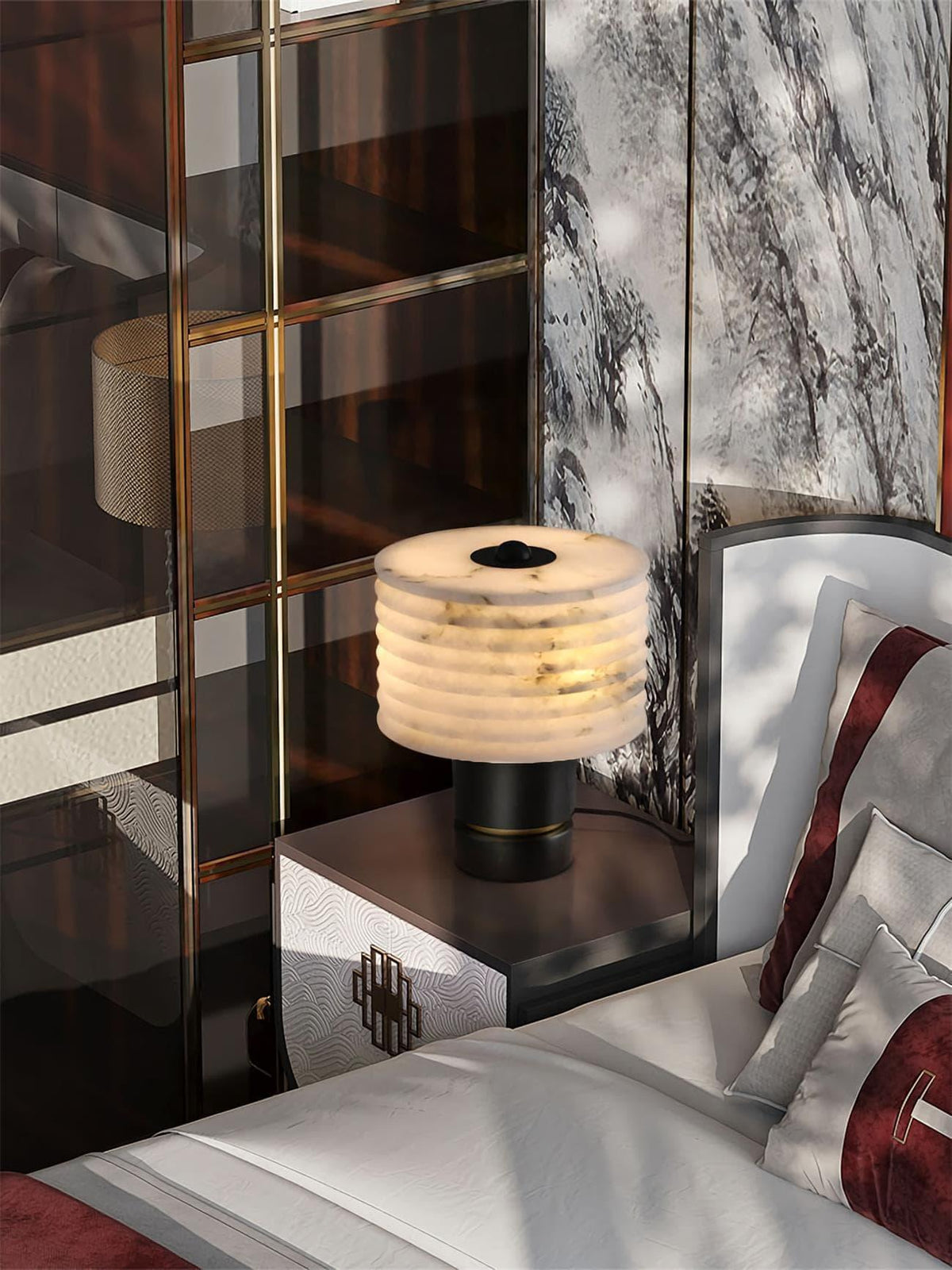Metavaya Table lamp Cloud Stone Marble Table Lamp
