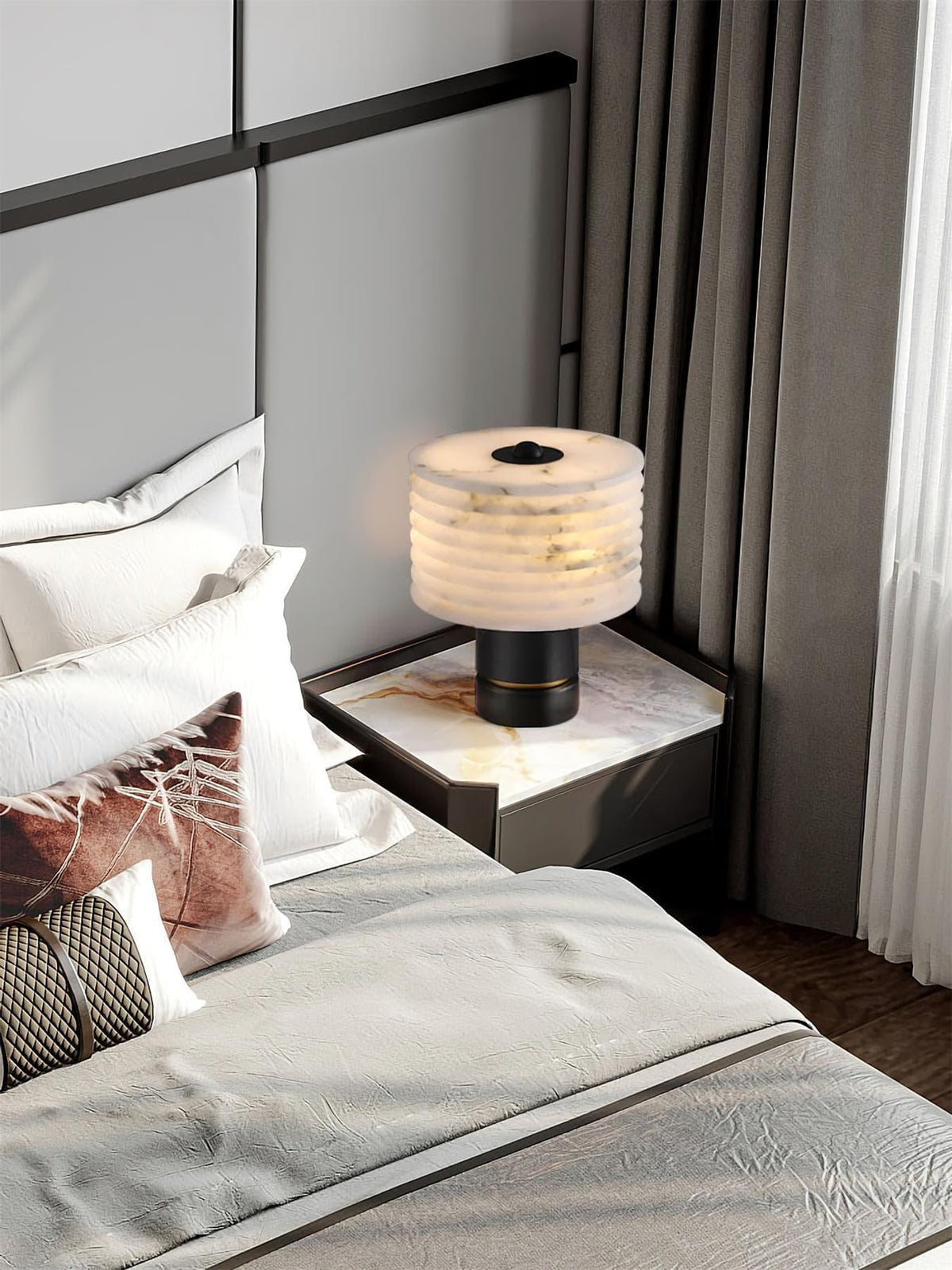 Metavaya Table lamp Cloud Stone Marble Table Lamp