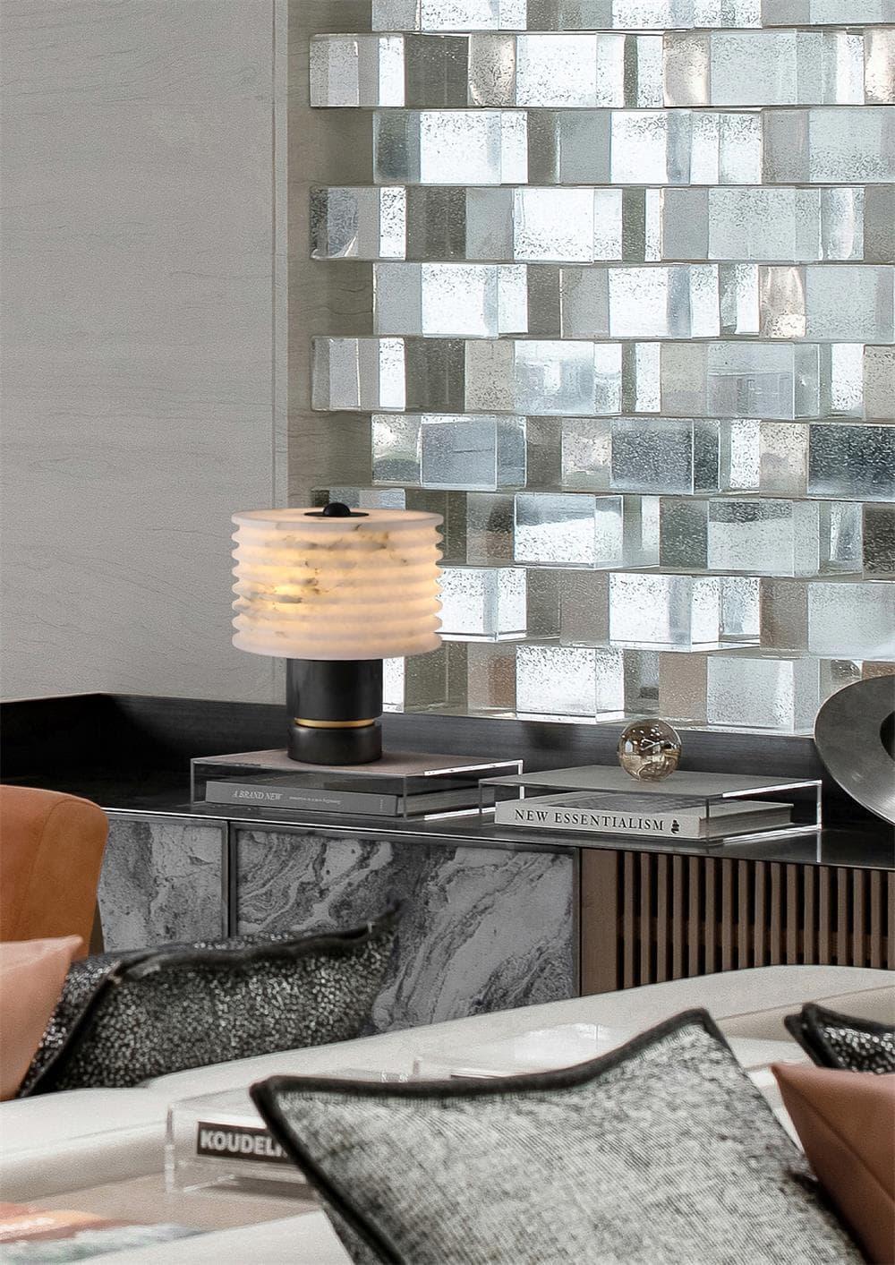 Metavaya Table lamp Cloud Stone Marble Table Lamp