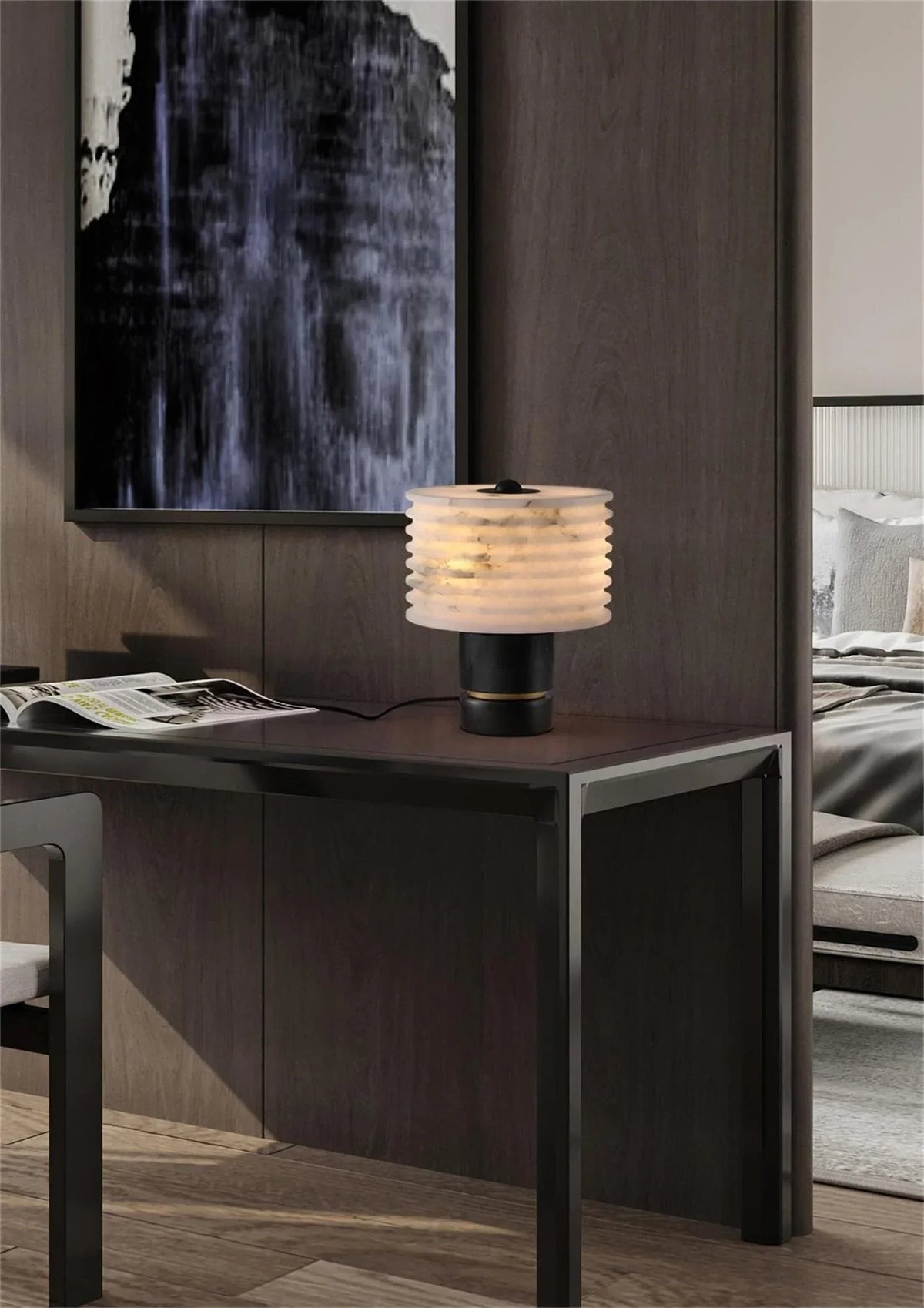 Metavaya Table lamp Cloud Stone Marble Table Lamp