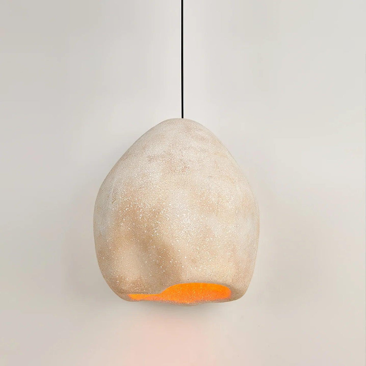 Metavaya Pendant lamp Dia 38cm X H 40cm / Creamy-White Crete Pendant Lamp 336019215532 M2023021402-1 Crete Pendant Lamp | Crete LED Pendant Light