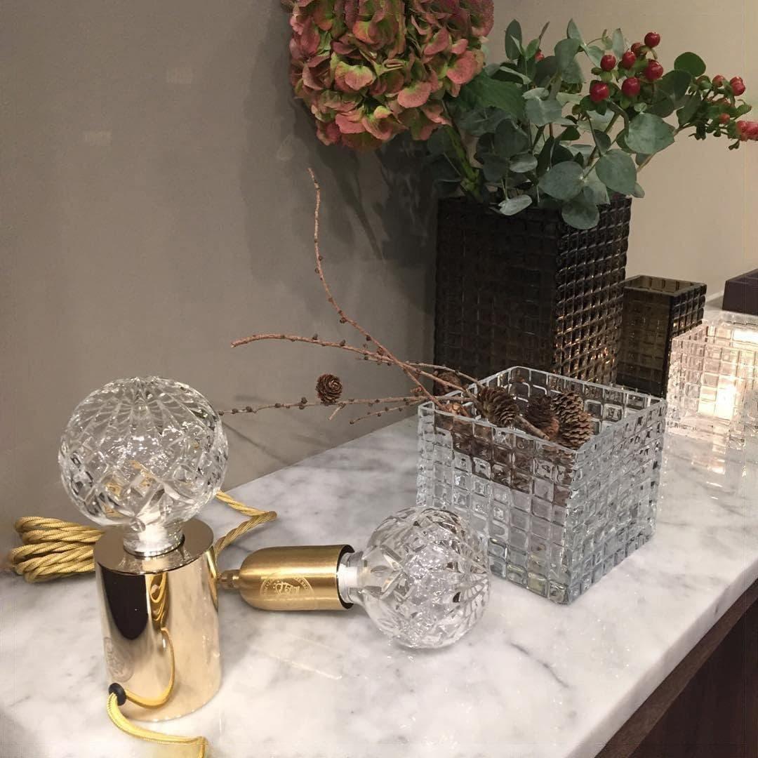 Metavaya Table lamp Crystal Bulb Table Lamp