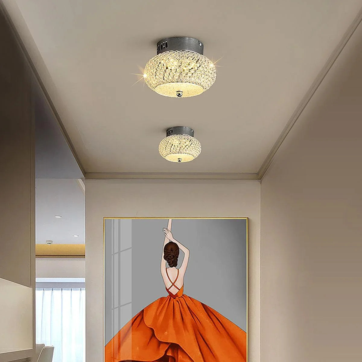 Metavaya Ceiling light Crystal Ceiling Light