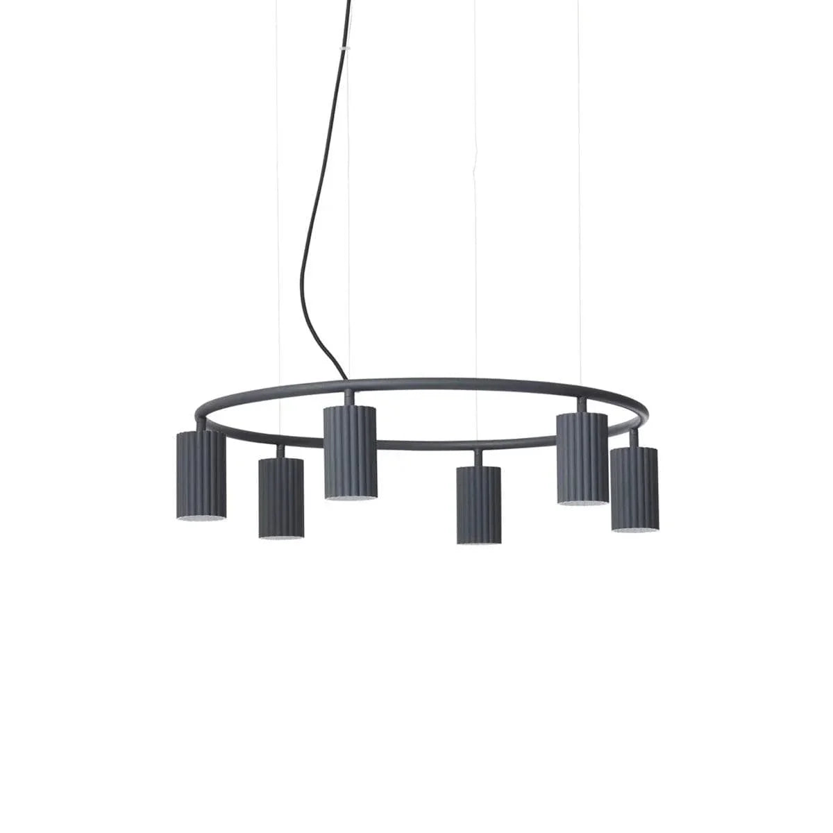 Metavaya Pendant lamp Dia 60cm x H 18cm / Blue / Warm White Donna Pendant Lamp 835936404970 M2022090601-11 Donna Pendant Lamp & Lights for Sale in USA