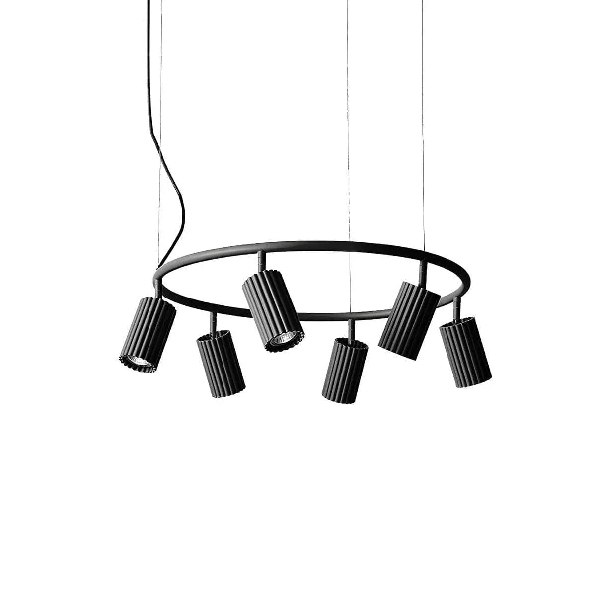 Metavaya Pendant lamp Dia 60cm x H 18cm / Black / Warm White Donna Pendant Lamp 835936404970 M2022090601-13 Donna Pendant Lamp & Lights for Sale in USA