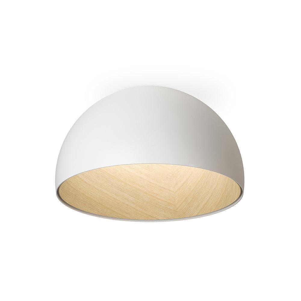 Metavaya Ceiling Lamp Dia 35cm x H 19cm / White / Warm White Duo Ceiling Lamp 336019216034 M2021121503-3 Duo Ceiling Lamp & Light Fixtures