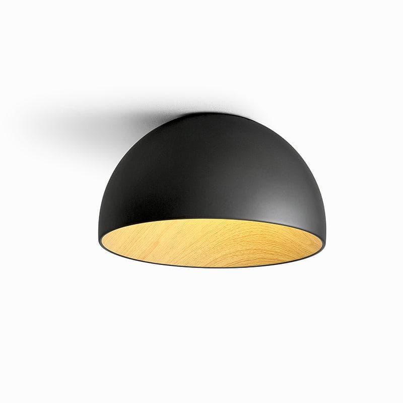 Metavaya Ceiling Lamp Dia 35cm x H 19cm / Black / Warm White Duo Ceiling Lamp 336019216010 M2021121503-1 Duo Ceiling Lamp & Light Fixtures