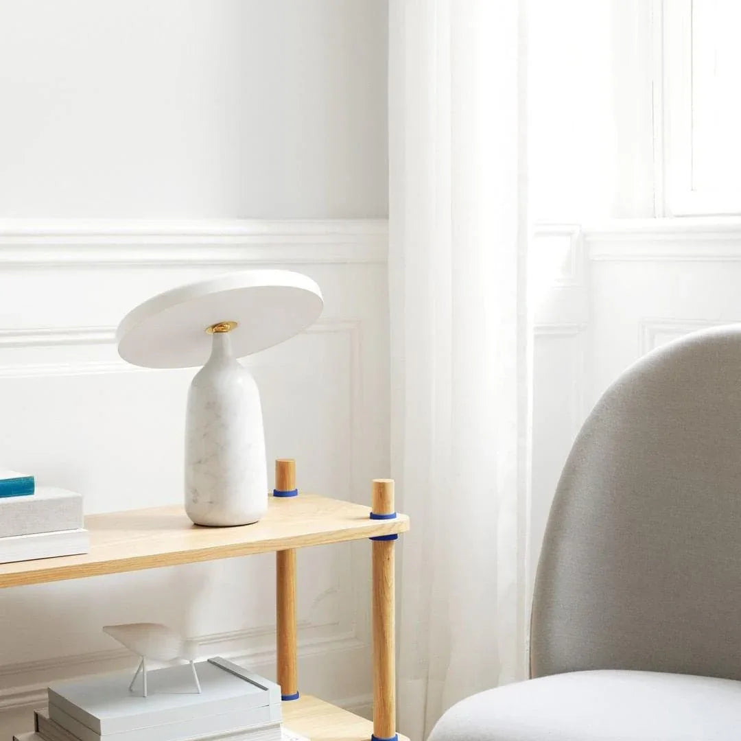 Metavaya Table lamp Dia 32cm x H 34cm / White / Cool White Eddy Table Lamp 323232413173 M2022092305-6 Eddy Table Lamp for Sale Online