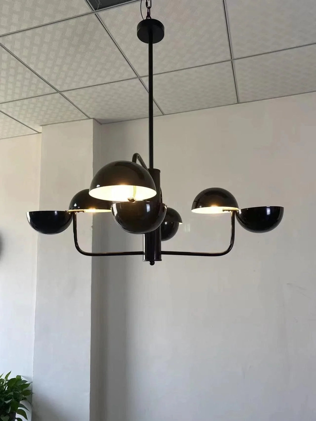 Metavaya Pendant light Dia 80cm x H 30cm / Black Elisabeth Pendant Light 653733214888 P2021122501-1