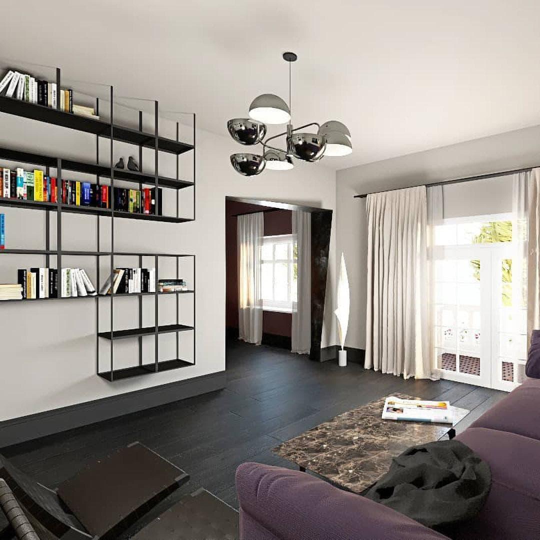 Metavaya Pendant light Dia 80cm x H 30cm / Black Elisabeth Pendant Light 653733214888 P2021122501-1