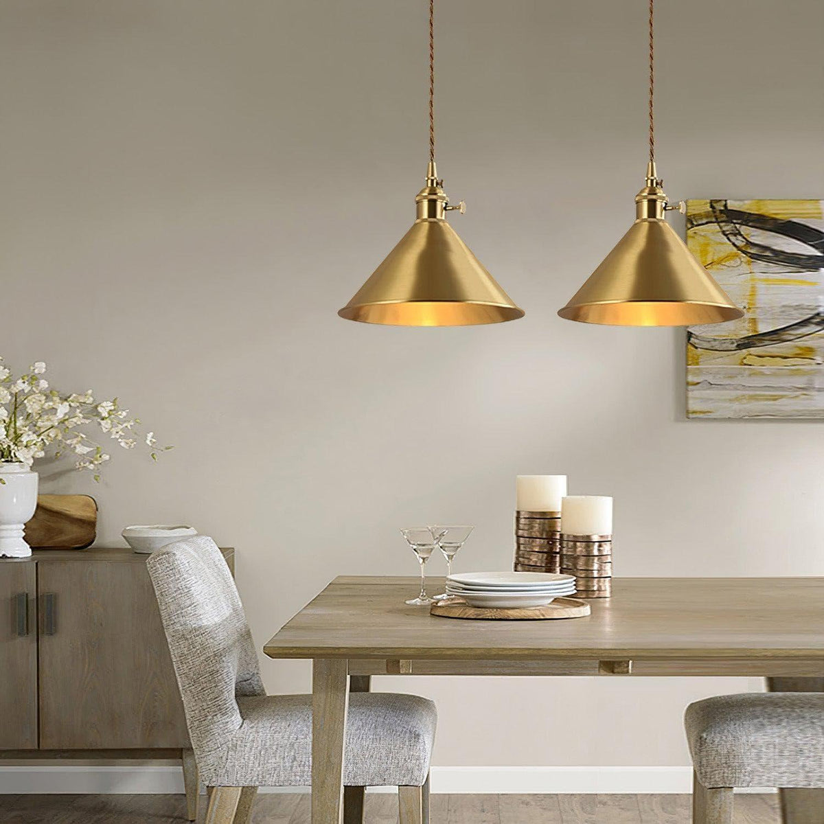 Metavaya Pendant lamp Dia 20cm x H 17cm / Gold Eva Pendant Light 21213160435 M2022102201-1 Eva Pendant Light for Sale in USA/Canada