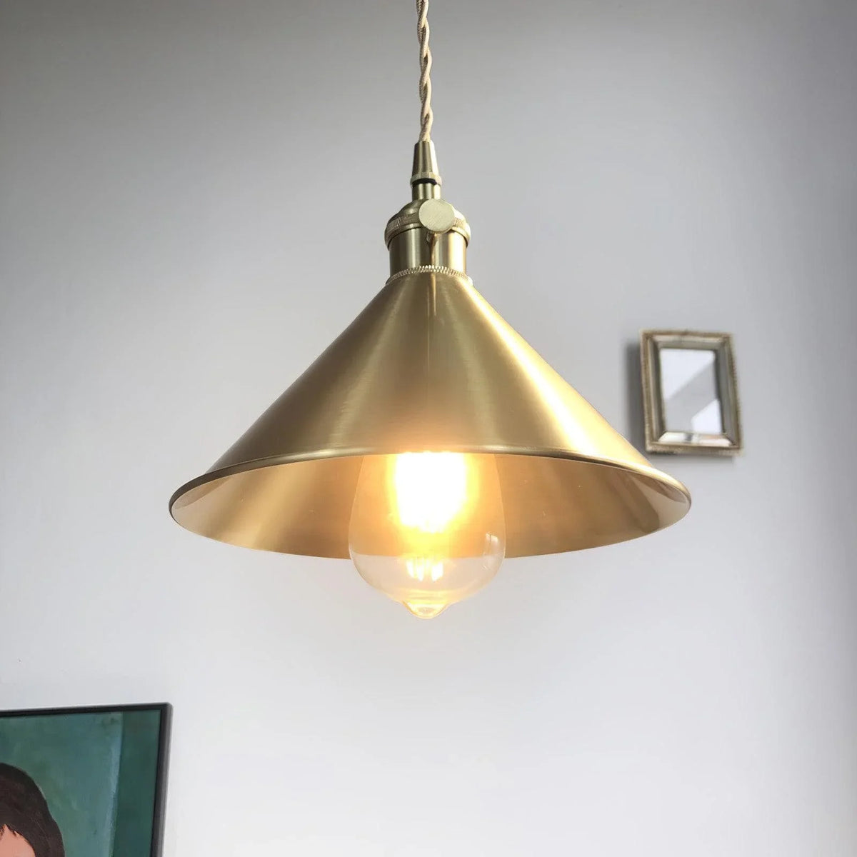 Metavaya Pendant lamp Dia 20cm x H 17cm / Gold Eva Pendant Light 21213160435 M2022102201-1 Eva Pendant Light for Sale in USA/Canada