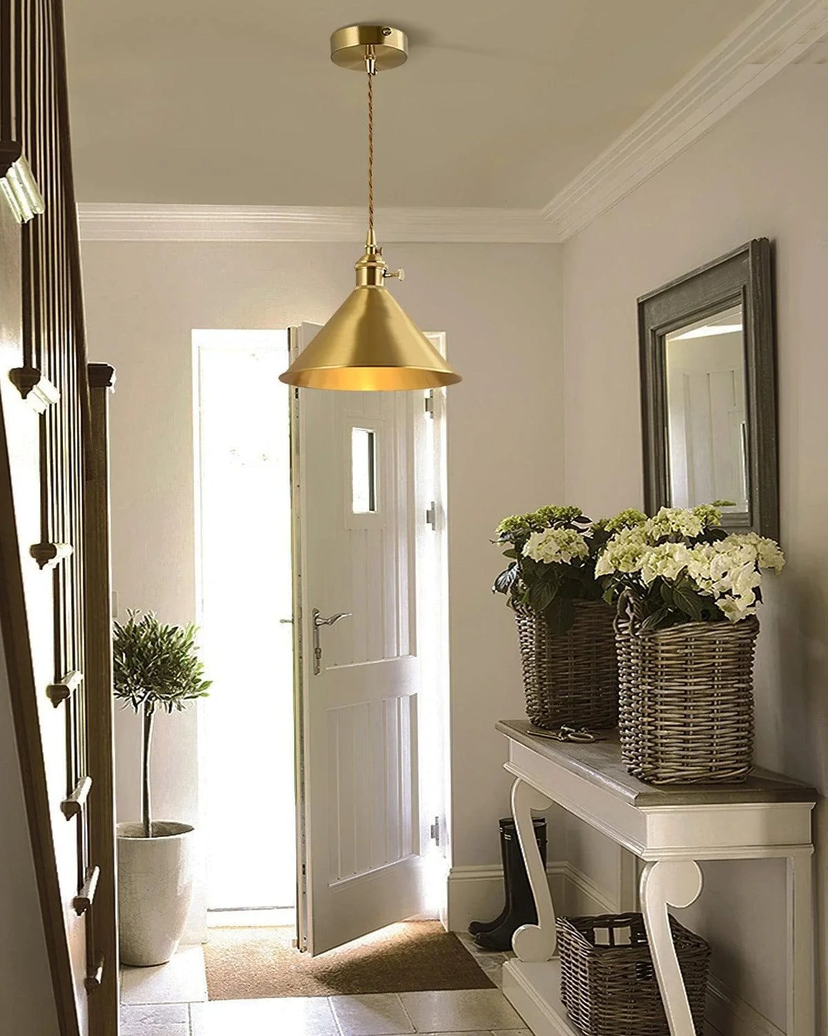 Metavaya Pendant lamp Dia 20cm x H 17cm / Gold Eva Pendant Light 21213160435 M2022102201-1 Eva Pendant Light for Sale in USA/Canada