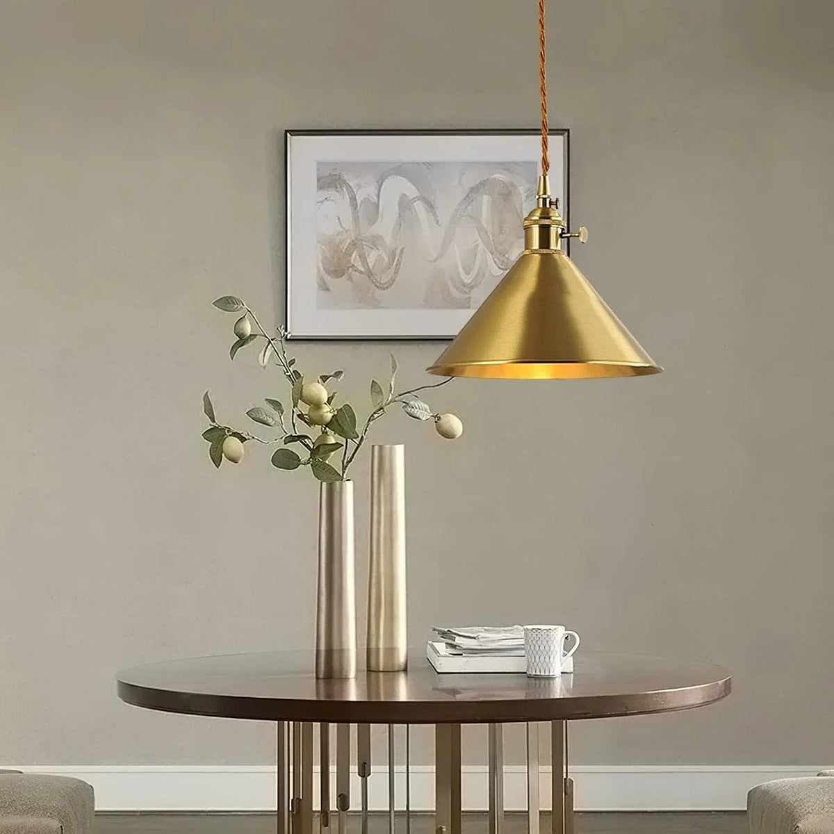 Metavaya Pendant lamp Dia 20cm x H 17cm / Gold Eva Pendant Light 21213160435 M2022102201-1 Eva Pendant Light for Sale in USA/Canada