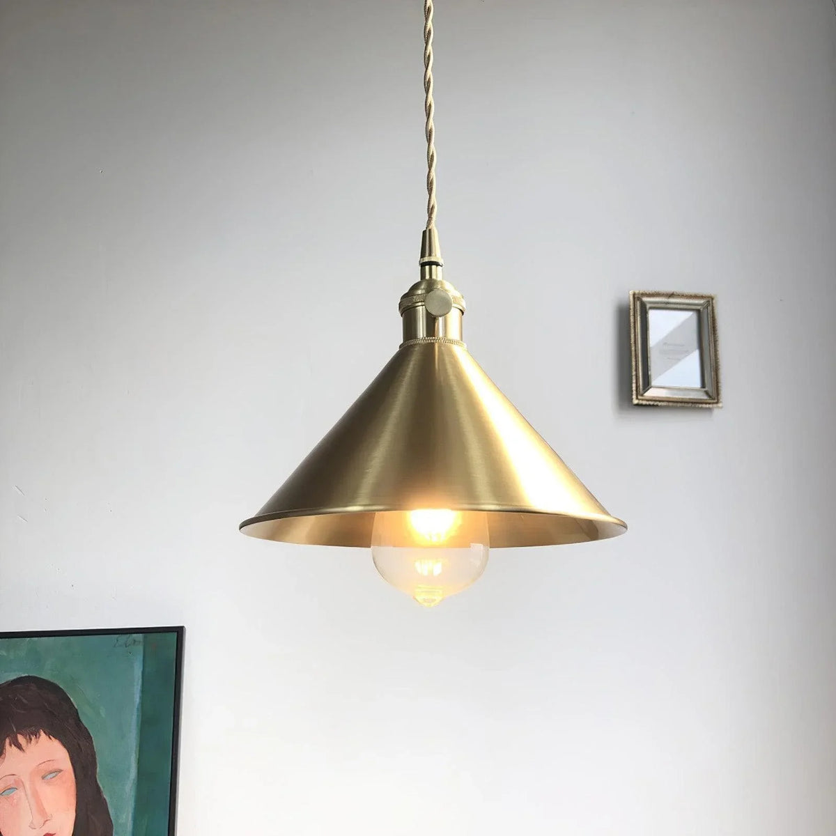 Metavaya Pendant lamp Dia 20cm x H 17cm / Gold Eva Pendant Light 21213160435 M2022102201-1 Eva Pendant Light for Sale in USA/Canada
