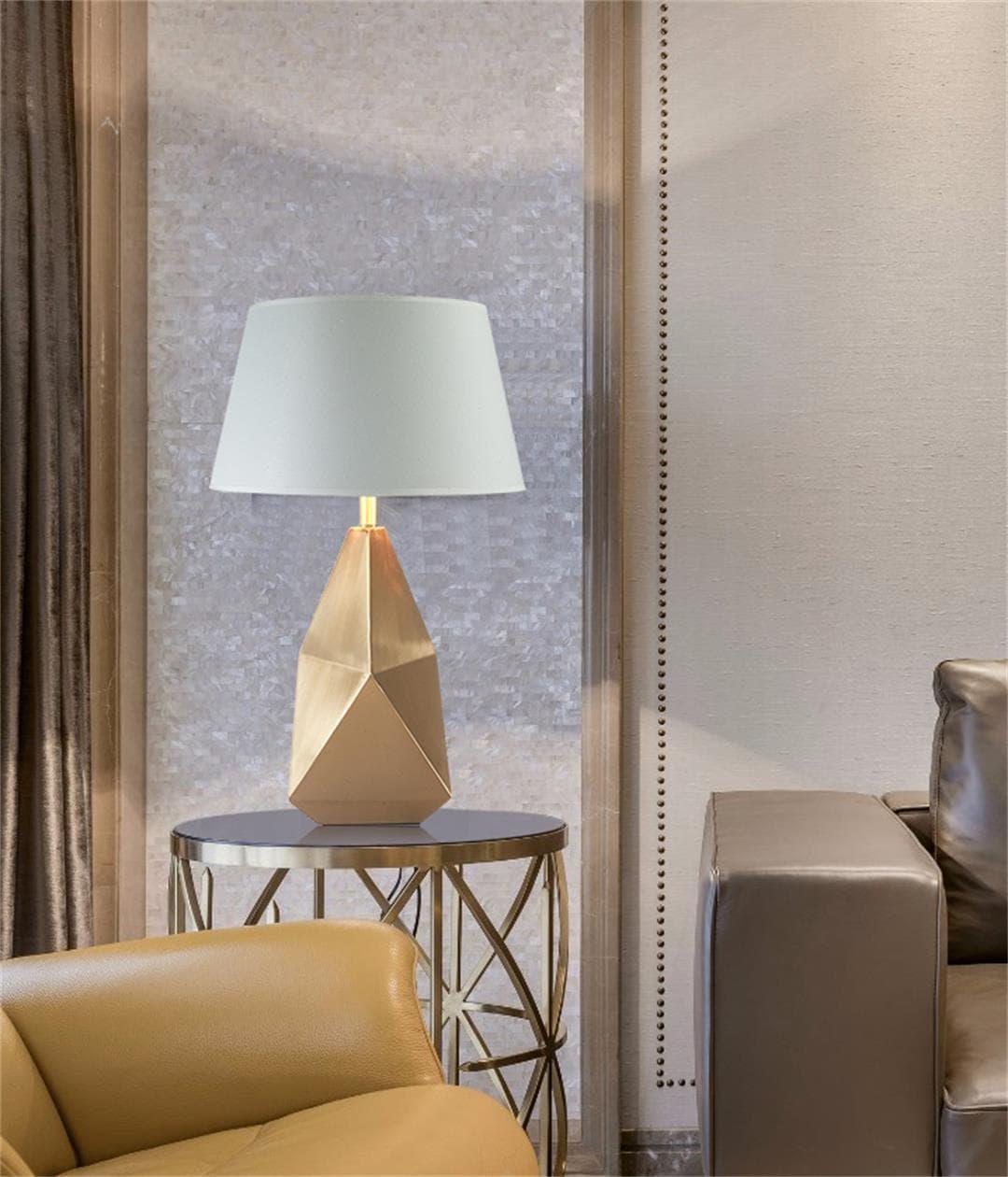 Metavaya Table lamp Faceted Table Light Buy Faceted Table Light Online in USA/Canada