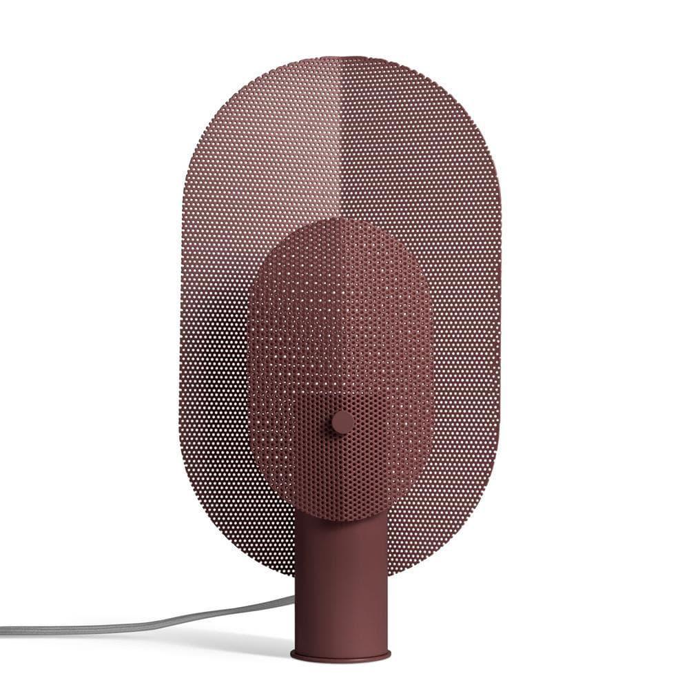Metavaya Table lamp Dia 24cm x H 45cm / Wine red / US plug Filter Table Lamp 360192150274 M2022112801-13 Filter Table Lamp for Sale in USA/Canada