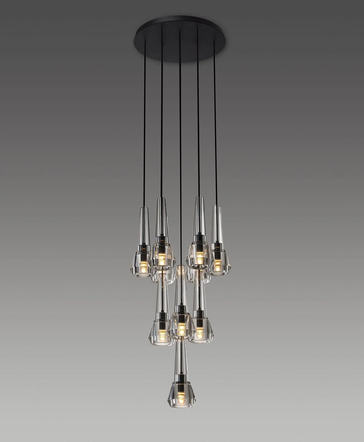 Pinlighting Pendant lamp 10heads / Smoky gray Fontenay pendant lamp 653733628777 M-202112131518-3