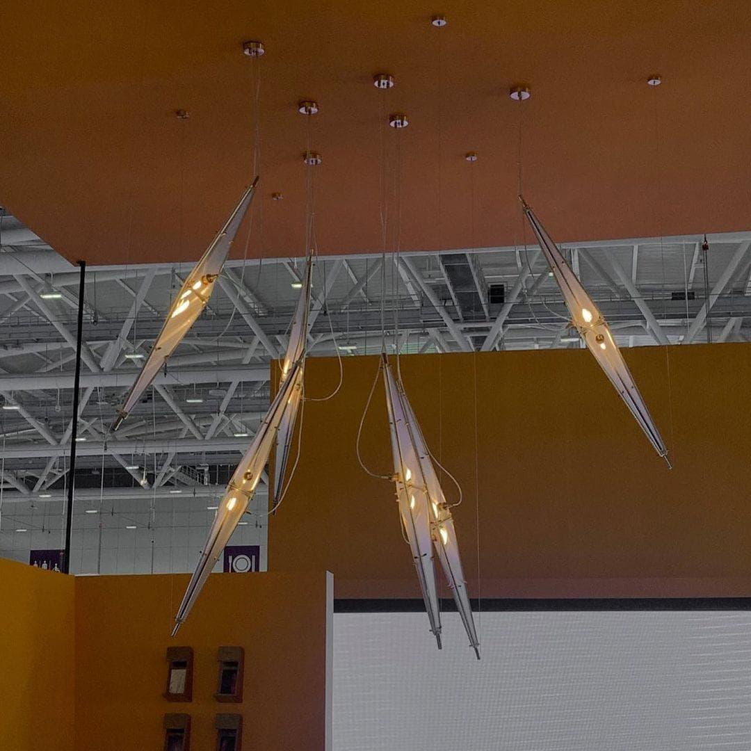 Metavaya Pendant lamp Dia 110cm / Chrome Fragment Pendant Lamp 653733214727 M2021121601-1