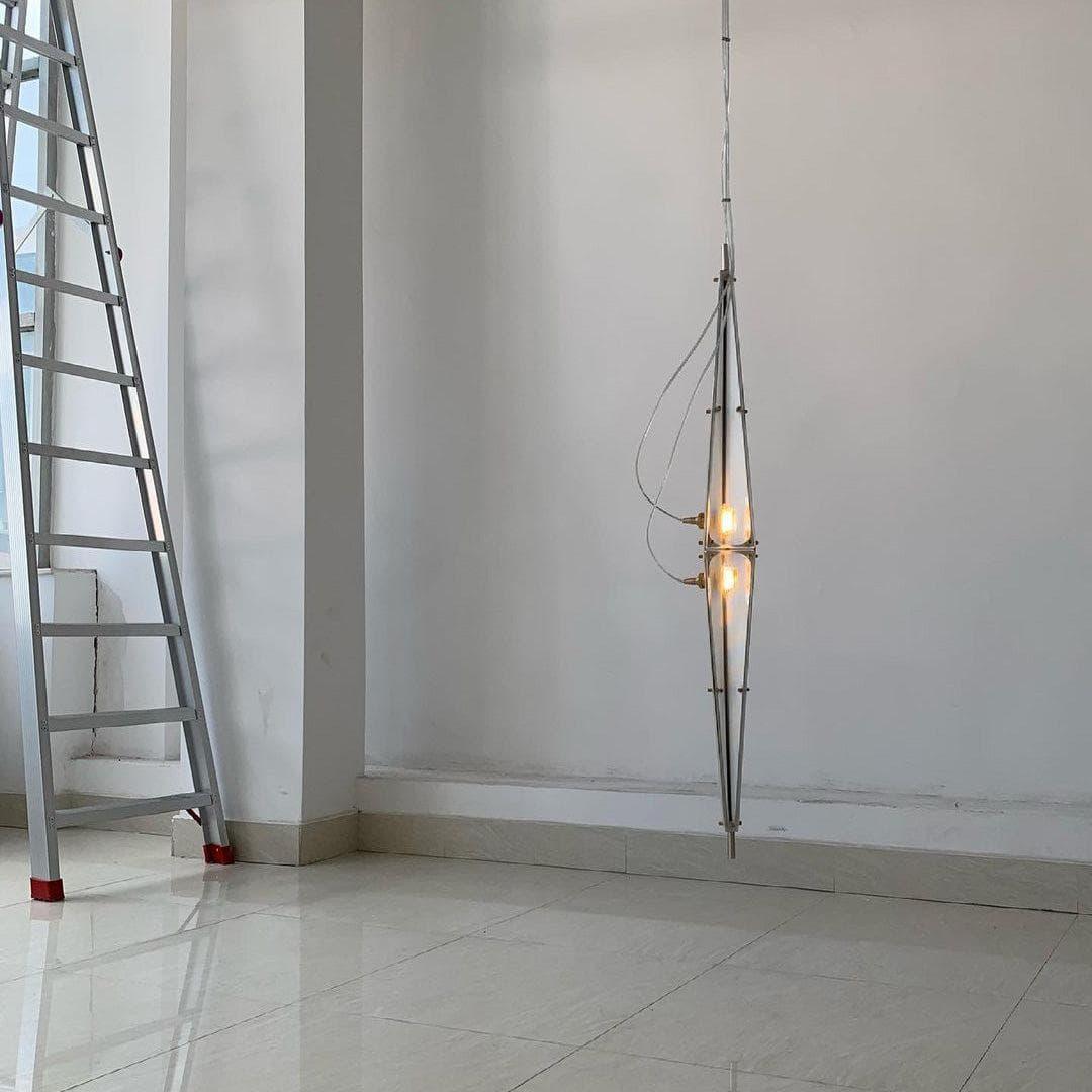 Metavaya Pendant lamp Dia 110cm / Chrome Fragment Pendant Lamp 653733214727 M2021121601-1